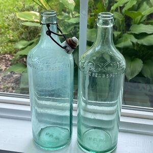 Vintage Moxie Glass Bottles